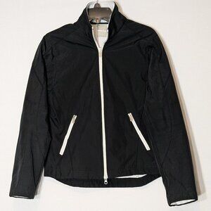 NIKE "Presto" Black Zipper Lined Activewear Windbreaker Jacket; Women Size M